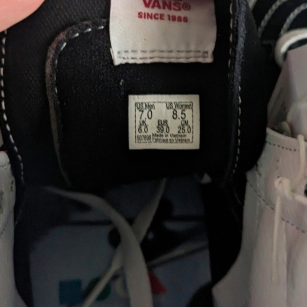 VANS SK8-HI Black MOCA FRANCES STARK Women 8.5 VNOA5KRHA55 072025 - Picture 5 of 10